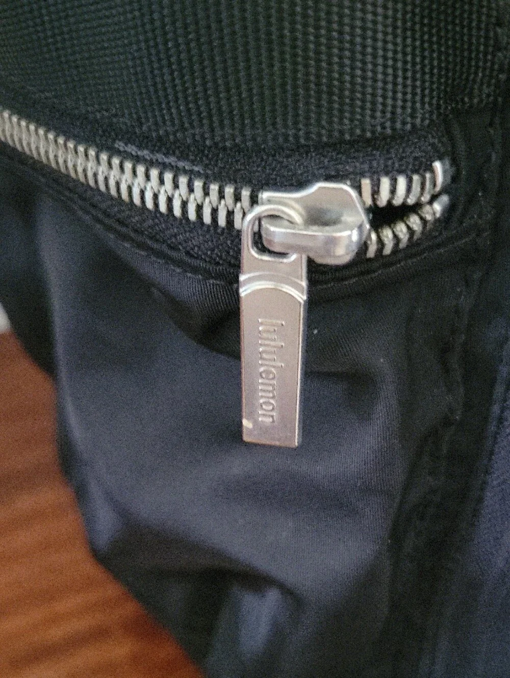 Wunderlust Lululemon Athletica Black Roll-Top Backpack  With Silver Buckles